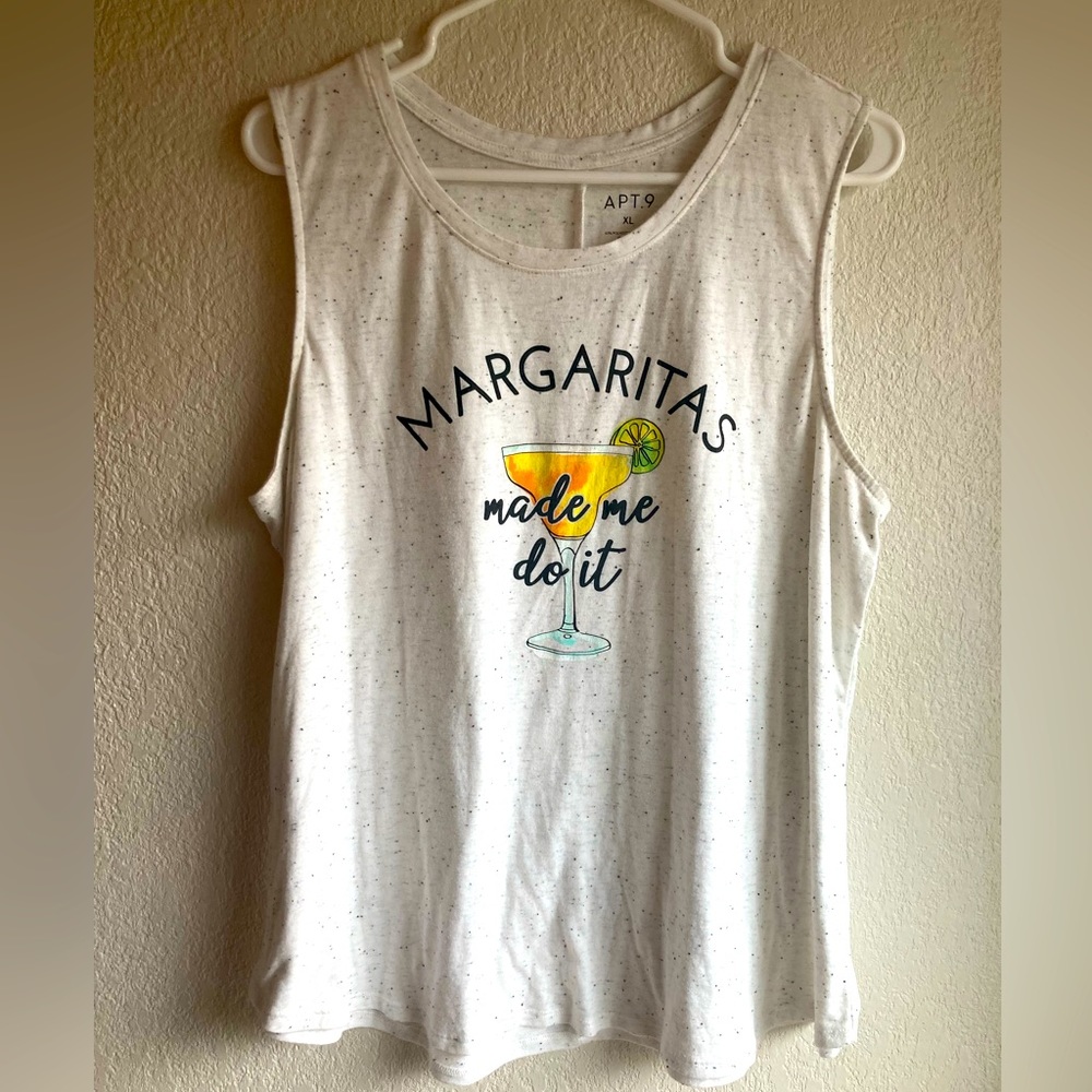 🍹Margaritas Made Me Do It Tank Top Size XL🍹